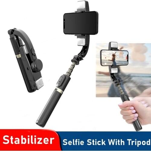Gimbal Stabilizer for Phone Bluetooth-Compatible Control Automatic Balance Selfie Stick Tripod for Smartphone Gimbal Camera