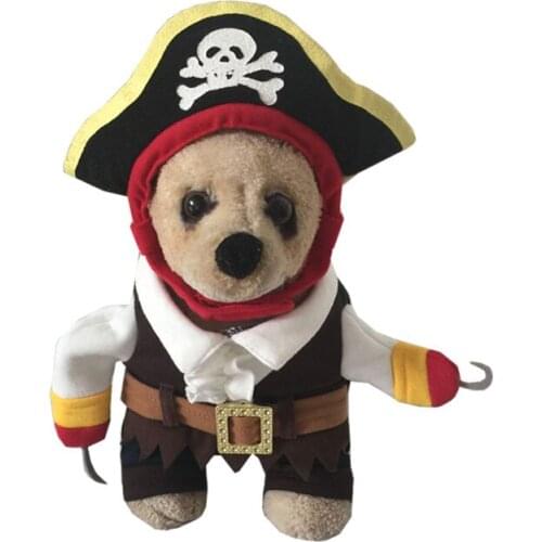 Cute Stereoscopic Pirate Style Pet Dogs Coat Free Shipping By CPAM Small Puppy Dogs Clothing