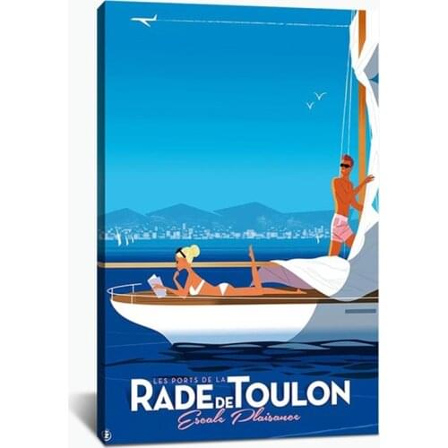 Modern Mr Z Toulon Poster Wall Art Canvas Painting Picture Poster and Print Gallery Living Room Home Decor