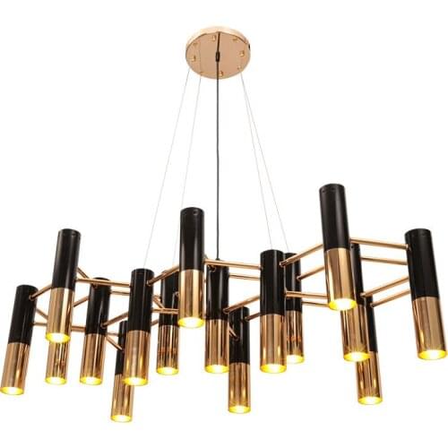 Led light lighting brass diamond pendant lamp chandeliers ceiling living room decoration luzes de teto nordic decoration home