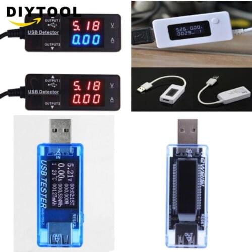 Usb тестер USB DC Battery Tester Multi Style Voltmeter Power Bank Current Voltage Doctor Charger Capacity Tester Meter Ammeter