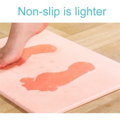 Bathroom Bath Shower Mat Non Slip Mat with Diatomaceous Earth Antibacterial Super Absorbent Dropshipping