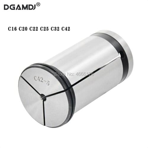 High precision 0.008 C16 C20 C22 C25 C32 C42 3-26mm 1/2 1/4 1/8 CNC engraving machine chuck chuck C-type powerful straight chuck