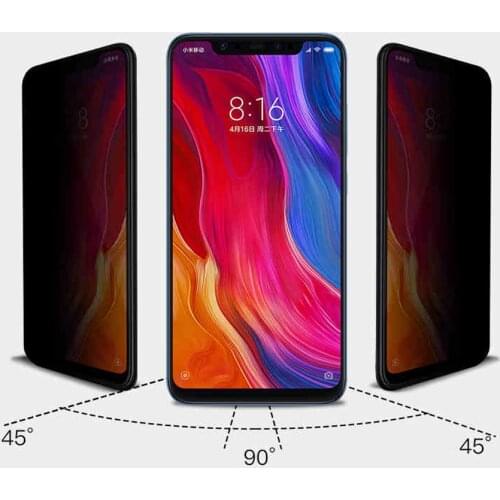 3D Privacy Tempered Glass For Xiaomi mi 8 Pro 8 SE 8 Lite Anti Spy Screen Protector For mi8 Pro Se Lite Explorer Protective film