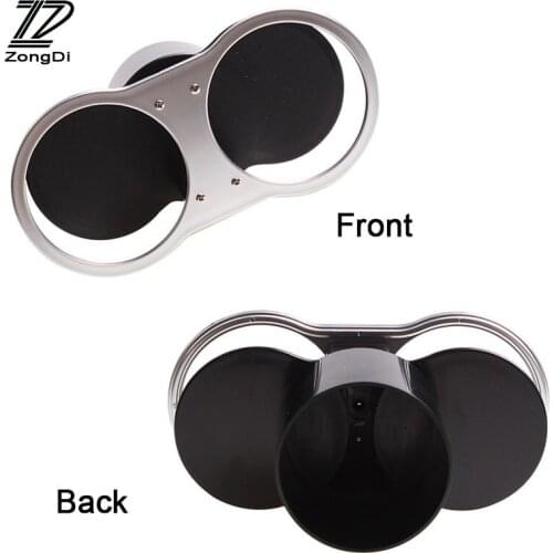 ZD 1Pc Car water cup holder Double mouth for Alfa Romeo Chevrolet Aveo Captiva Ford Focus 3 Fiesta Mondeo Kuga Fusion 2017