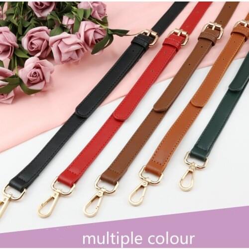 Bag Leather Womens Bag Belt Womens Messenger Bag With Plain Grain Long Shoulder Belt Diagonal Straddle Bag Strap Accessories