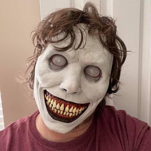 Creepy Halloween Masks Horror Smiling Demons Holiday Party The Evil Cosplay Props Masquerade Costume FaceMasks Decoration masque