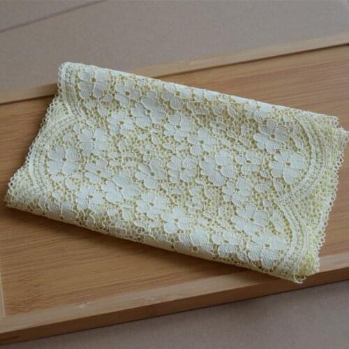 10Yards High Quality Yellow Pattern 22cm Wide Elastic Wedding Lace Trim Embroidered For Lingerie DIY Crafts Material