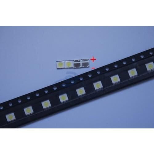 1000 pcs Free shipping 1W 3535 3v SMD LED Beads Cold white High power for LCD/TV Backlight