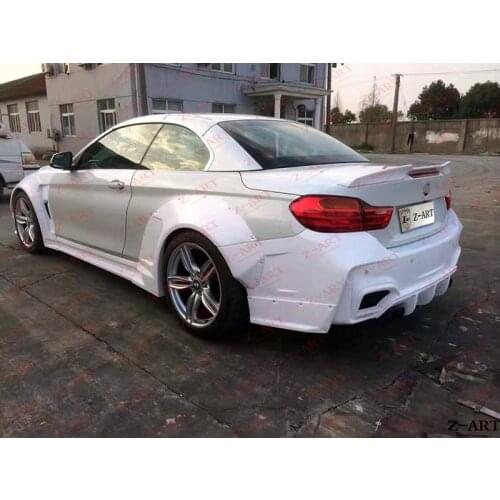 2013-2018 Z-ART wide body kit for F32 F33 F36 428I 435I Coupe tuning body kit for 4 series Coupe Cabriolet 4 DOOR
