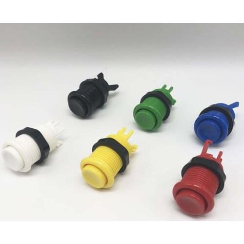 20pcs Arcade Push Button Purple Happ American Style Long With Switch for Multi Arcade MAME Jamma Game