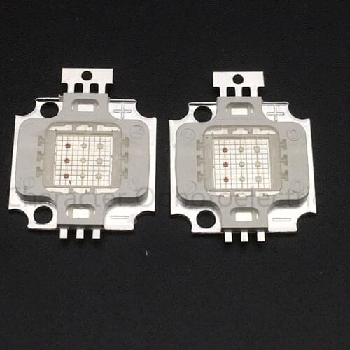 5pcs High Power LED Chip 10W COBLight Beads10 W Watt RGB Red Green Blue SMD Diode For Stage Light Floodlight Spotlight Lawn Bulb