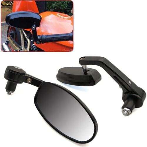 22mm Motorcycle Aluminum Rear View Handle Bar End Side Rearview Mirrors For Suzuki GSXR1100 GSXR400 GSXS1000 VZ800 vz 800 DL1000