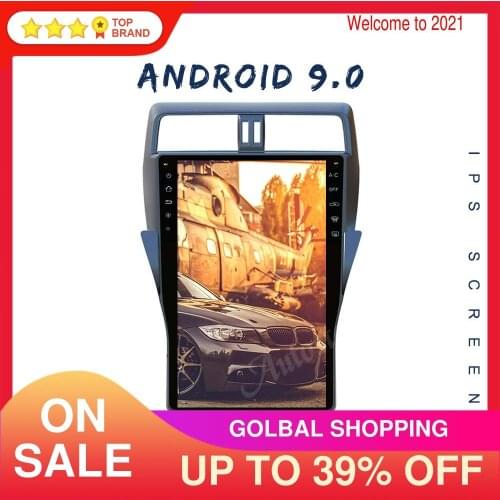 For TOYOTA Land Cruiser Prado 150 2018 2019 2020 Tesla Style Carplay Car GPS Navigation Auto HeadUnit Radio Multimedia Player HD