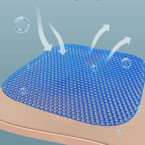Breathable Ass Cushion Ice Pad Gel Pad Non-Slip Wear-Resistant Durable Soft Gel Seat Cushion Car Seat Office Chair Seat cushion