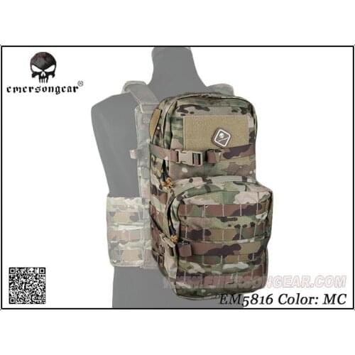 Emersongear Modular Assault Pack with 3L Hydration Military Travelling Multi-purpose shoulder Bag EM5816