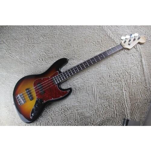 HOT Wholesale Top Quality Rosewood Fretboard 4 String F sunburst Jazz bass F Jazz electric Bass