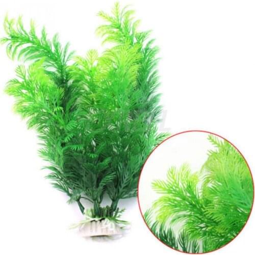Hot Sale Plastic Aquarium Plants Decoration Submersible Fish Tank Grass Plant Aquarium Ornament About 10-30cm