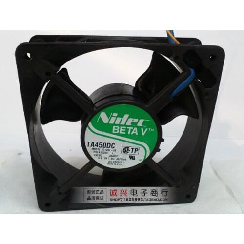 For Nidec 12038 24v 0.28a 12cm inverter fan industrial machine b31257-68