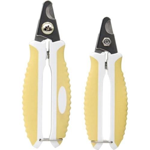 Dog Nail Clippers With Safety Guard Pet Nail Clippers Protective Nail Cutter Safe Claw Trimmer Ergonomic Toenail Scissors