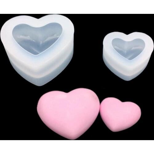 Loving Heart Silicone Sugarcraft Mold Cookie Cupcake Chocolate Baking Mould Fondant Cake Decorating Tools