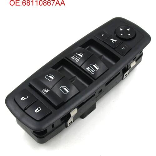 New Power Window Switch For 2012-15 Chrysler Town & Country Dodge Grand Carav 68110867AA/68110867AB