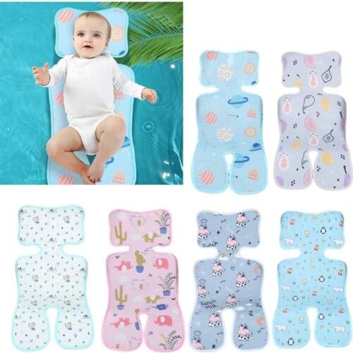 Q1FE Baby Summer Stroller Cooling Pad 3D Air Mesh Breathable Pushchair Mat Mattress