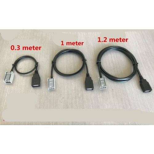 Original used for Honda Spirior 8th Accord CRV Odyssey Crosstour USB cable conversion line fan MP3 data cable