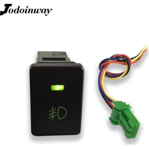 Front Fog Light On-Off Button Front Fog Light Push Switch For Toyota Yaris Corolla Camry RAV4 Highlander PRADO Auris 2019