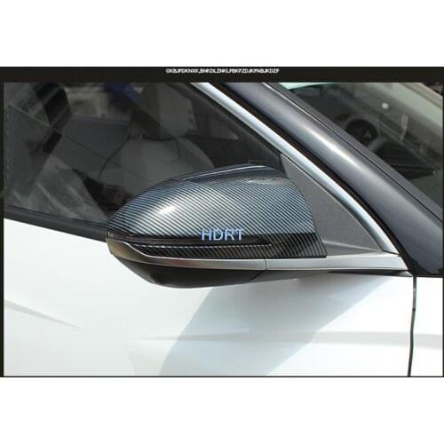 Fit for For Hyundai Tucson-L 2021 carbon fibre/ABS chrome Car for reversing mirror