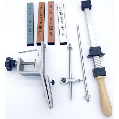 Kitchen fixed angle professional knife sharpener high quality grindstone diamond whetstone Sharpening System dedicated tools