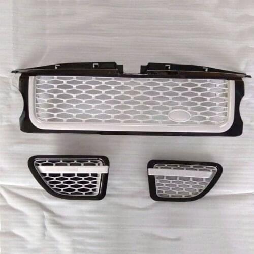 For Range Rover Sport L320 2006-2013 Chrome ABS Front Upper Bumper Mesh Grill Grille