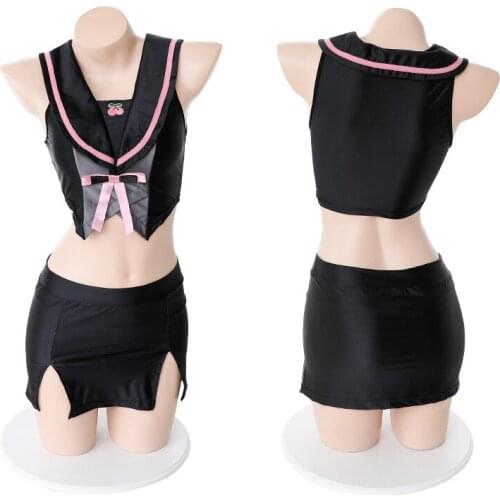 Lolita Schoolgirl Uniform Japanese Cherry Sailor School Uniforms Students Clothes For Girls Anime Cosplay Sailor Navy Suit