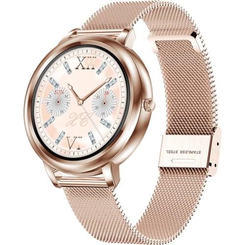 MK20 Smart Watch 2021 Full Touch Screen 39mm diamete IP67 Waterproof Women Smartwatch for Girls Compatible With Android and IOS