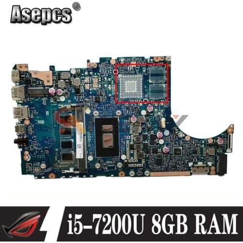 TP410UA TP410UAR Mainboard For ASUS TP410UR TP410UF TP410U TP410UA Laotop Motherboard W/ I5-7200U 8G RAM 100% fully tested
