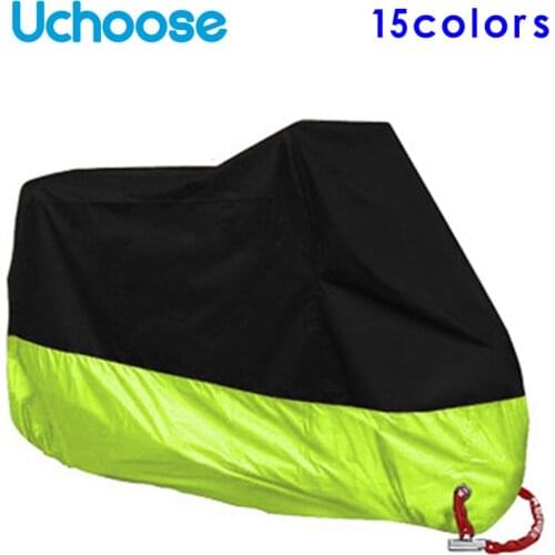 Universal Motorcycle Cover Outdoor Cloth UV Protector Scooter All Season Prevent Snow Dustproof Waterproof M-4XL Motorbike