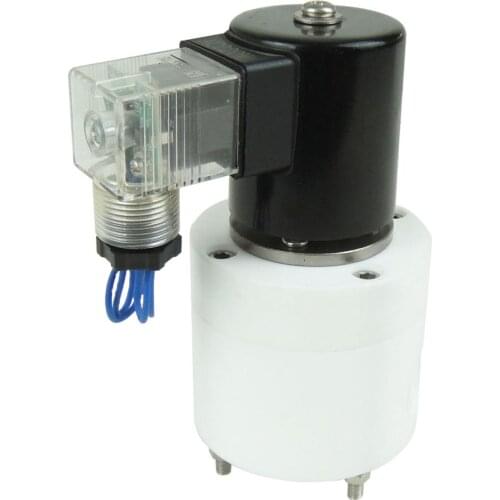 ZCF model PTFE solenoid control valve for acid Alkali