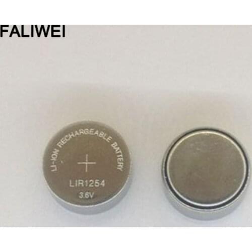 2PCS/LOT LIR1254 3.6v rechargeable battery/ good quality