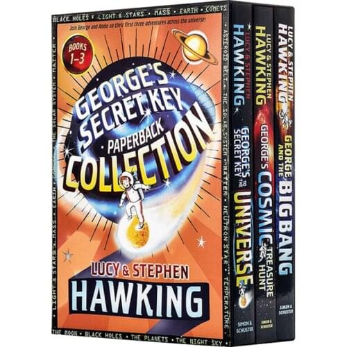 3 Books/Set Georges Secret Key Paperback Collection English Reading Books Childrens knowledge of the universe Adventure novel