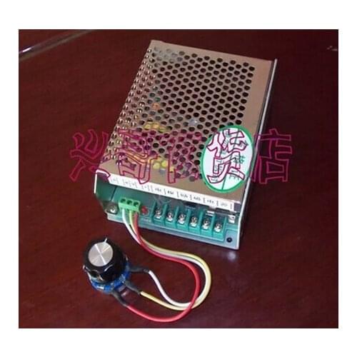 300w DC motor speed controller adjust by hand 48VDC 220V Input 6A