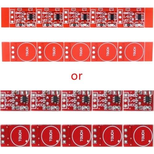 5Pcs TTP223 Module Capacitive Touch Switch Button Self-Lock Key 2.5-5.5V New 85DA