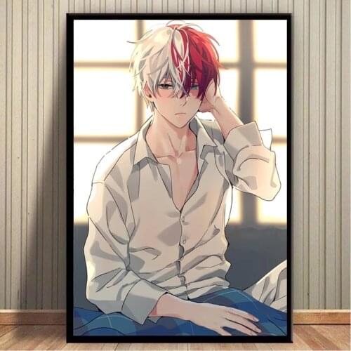 5D Diamond Painting Anime Shoto Todoroki My Hero Academia Full Drill Diamond Embroidery Art Picture of Rhinestones Home Decor
