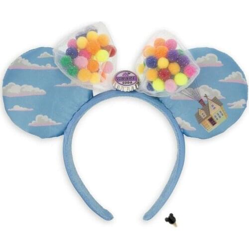 UP Grape Soda Cap Balloons Minnie Ears Bow Hat Headband