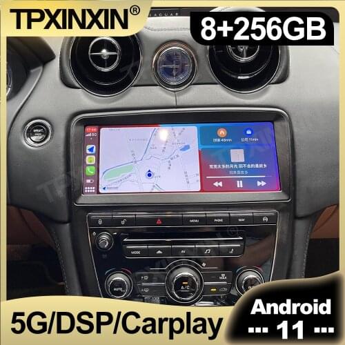 Tesla Style Screen Android Car Radio For Jaguar XJ 2009 - 2018 Multimedia Video Player Navigation GPS Accessories Auto 2din dvd