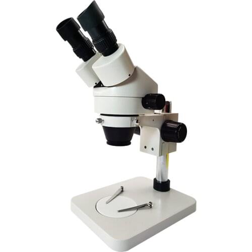 SZM series Zoom binocular stereo microscope 7-45X continue zoom educational school stereo microscope