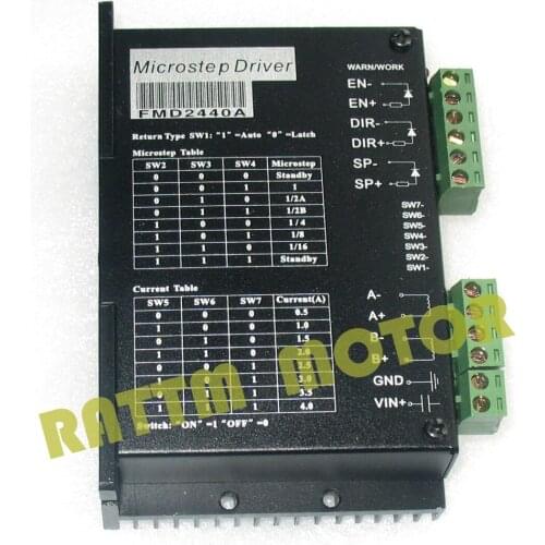 FMD2440A Stepper Motor Driver 40V /4A/16microstep Stepping Motor for CNC Routrer Machine