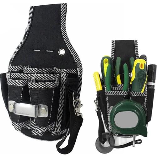 Electrical Tool Multi-Pocket Bag Waist Belt Holder Carpenter Electrician Pouch Auxiliary Equipment