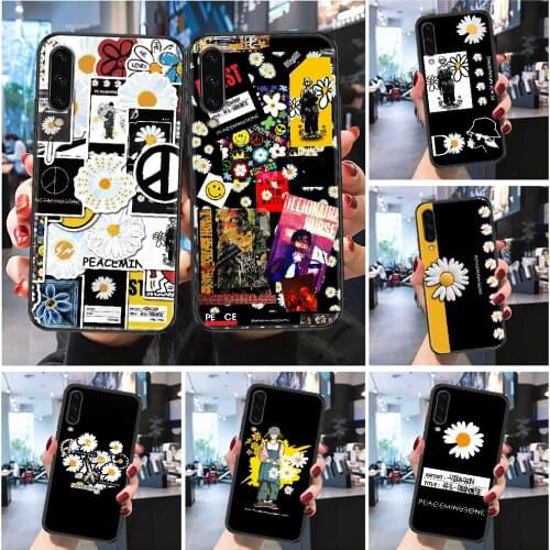 G-DRAGON PEACEMINUSONE Chrysanthemum Phone case For Samsung Galaxy A 3 5 7 8 10 20 21 30 40 50 51 70 71 E S 2016 2018 4G black