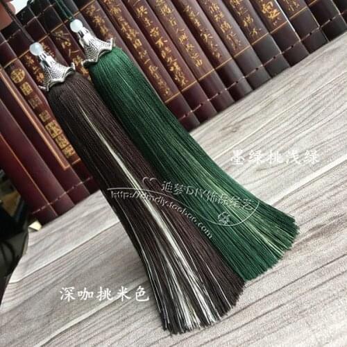Fine Upscale Two colors Long 15 cm Su DIY jewelry accessories brand new Cartoon Chinese knot Exquisite tassel Rayon wholesale fr
