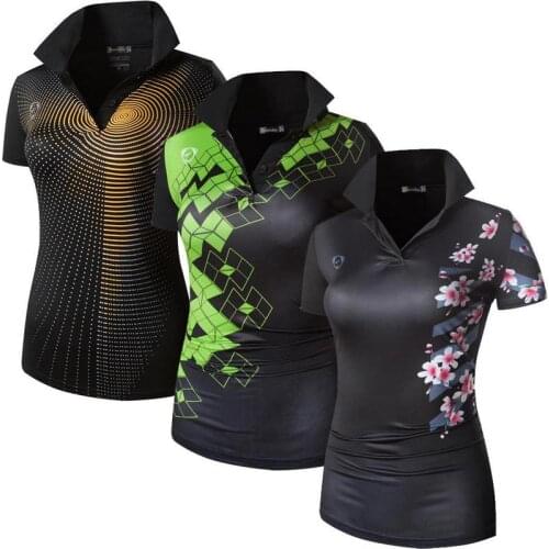 Jeansian 3 Pack Women Short Sleeve T-Shirt Tee Shirts Tshirt Golf Tennis Badminton SWT285_289_290_Black (Please choose US size)